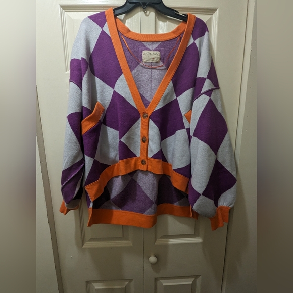 Free People - We the Free Manny Cardi in Dahlia Combo, size XS, NWT - Picture 3 of 7